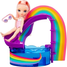 Rainbow High Sada s malou sestričkou - bazén