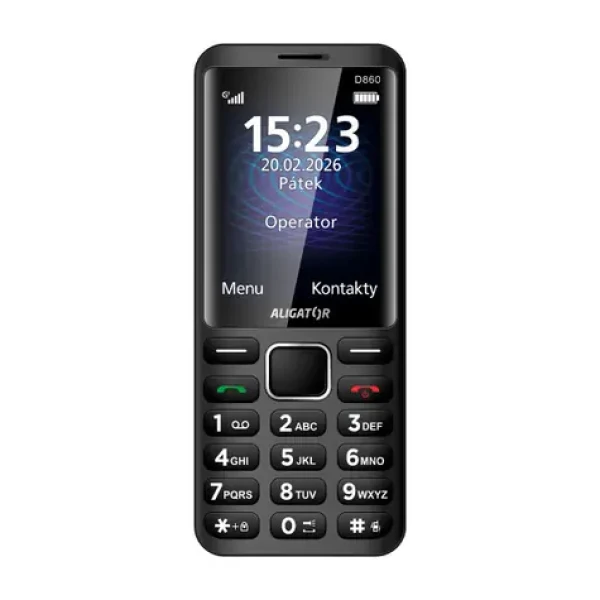 Aligator D860 Dual sim / čierny (AD860BK)