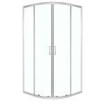 KERRA - Sprchovací kút bez vaničky Aruba 80, chróm 5907548124630