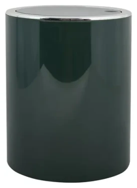 MSV KAMAKA tmavo zelená / Odpadkový kôš / Výklopný / ABS plast / 6 l