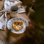 Strömshaga Kameninový tanier Viola Leaf Green 26 cm