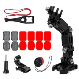 Hurtel Podbradný držiak na helmu / Držiak / GoPro, DJI, Insta360, SJCAM, Eken
