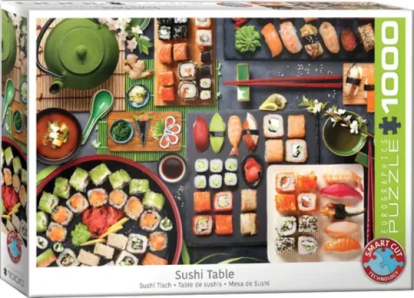 EUROGRAPHICS Puzzle Sushi stôl