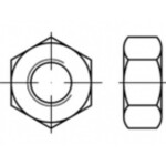 TOOLCRAFT TO-5435532 šesťhranné matice M20 ocel glavanizované zinkom 50 ks; TO-5435532