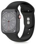 Tech-Protect Silicone Strap pre Apple Watch 38/40/41 mm čierna / Remienok / Silikónový / Pre Apple Watch 4/5/6/7/8/9/SE