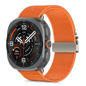 Tech-Protect Nylon Clasp oranžová / Remienok pre Samsung Galaxy Watch Ultra / 47 mm / Nylon