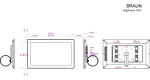 Braun DigiFrame 1901 47 cm (18,5") / Fotorámik / 18,5" (21250)