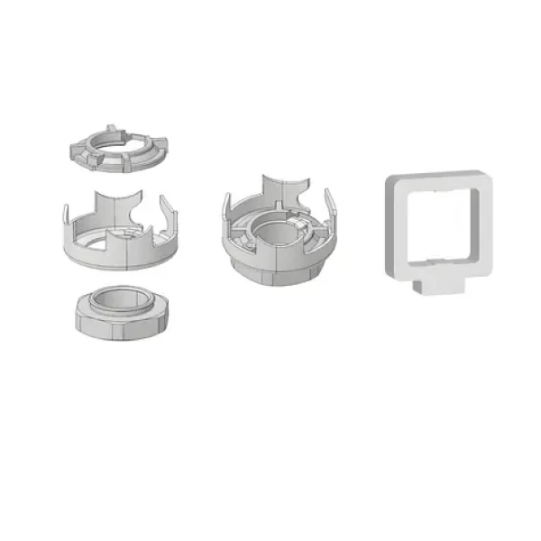 Calearo CAL-7131050 / Anténny adaptér / SHARK2 / otvor 20x20 mm / Fiat, Chrysler, Jeep, Dodge