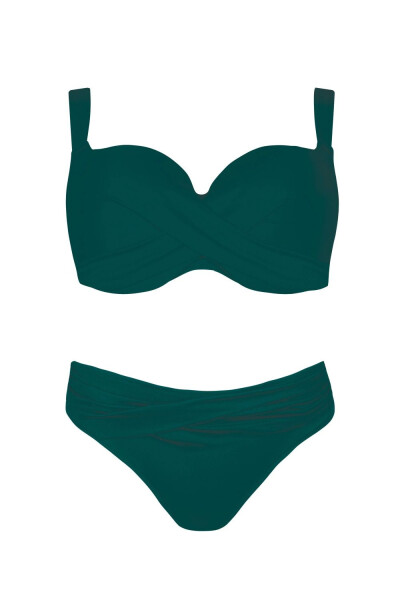 Dámske dvojdielne plavky Fashion 29 995SV1 7 - SELF Zelená 70/G