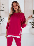 Dámska tepláková súprava TORONTO fuchsiová FashionStreet AY0955 S