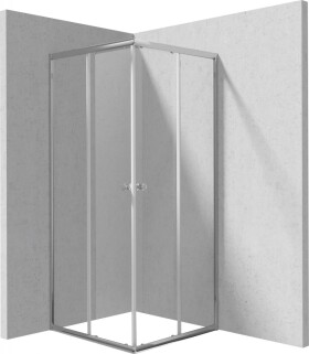 DEANTE - Sprchovací kút Cilantro chróm, štvorcová, 80 cm KYL_042K