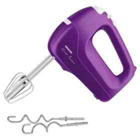 Sencor SHM 5405VT fialová / Ručný šľahač / 200W / 5 rýchlostí / hnetacie šľahacie metly (8590669211630)