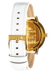 Nixon KENSINGTON LEATHER ALLWHITEGOLDPATENT dámske hodinky analógové