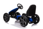 Mamido Mamido Detská šlapacia motokára Mercedes XMX610 modrá | ECO koža | Polohovateľné sedadlo