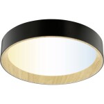 Brilliant G81090/76 Deckenleuchte LED 39cm stropné svetlo drevo (svetlé), čierna; G81090/76