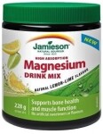 JAMIESON Horčík DRINK MIX 228g - Jamieson Magnesium Drink Mix Lemon Lime 228 g