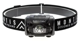Montis MT001 čierna / Čelové svietidlo / LED / 3 W / 1200 mAh / USB nabíjanie / pohybový senzor (MT001)