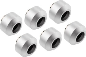 Optimus Optimus Hardtube Fitting, 12 mm, 6er Pack mit Werkzeug - silber