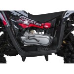 Mamido Detská benzínová štvorkolka RamiGO MONSTER 200CC čierno-červená