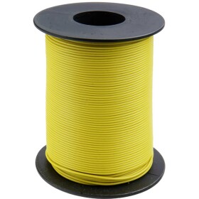 Donau Elektronik 125-S50-3 opletenie / lanko 1 x 0.25 mm² žltá 50 m; 125-S50-3