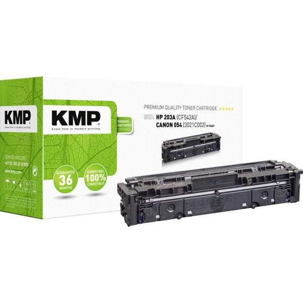 KMP H-T246Y toner náhradný HP HP 203A (CF542A) žltá 1300 Seiten kompatibilná náplň do tlačiarne; 2549,0009