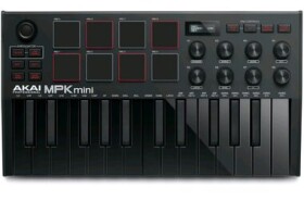 AKAI MPK Mini MK3 Ovládacia klávesnica Pad kontrolér MIDI USB čierna (MPKMINI3B)