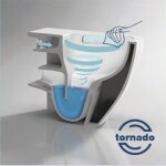 HOPA - Závesné WC OVALE BASSO TORNADO so SLIM sedadlom Soft-close OLKLT053EUQ3