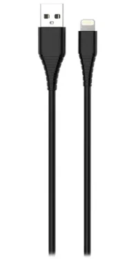 Colorway čierna / Dátový kábel / USB-A - Lightning / 2,4 A / 1 m (CW-CBUL024-BK)