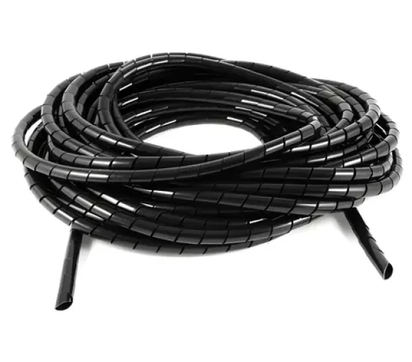 Nedis Káblová špirála / Organizér káblov / 15-100 mm / Dĺžka 10 m / čierna (SWB KS-19BLACK)