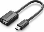 Ugreen US249 Adaptér Mini USB (M) - USB-A (F) 0.15m čierna (6957303813834)