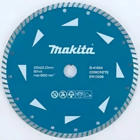 Makita Diamantový kotúč na betón 230x22,2 mm / Rezný kotúč / suché rezanie / 6650 min? (D-41654)