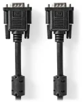 Nedis VGA kábel čierny / VGA kábel / VGA konektor - VGA konektor / 2 m / bulk (CCGL59000BK20)
