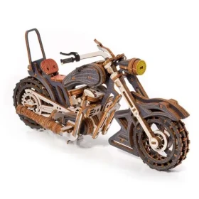 Little Story 3D drevená skladačka Yankee Chopper sivý