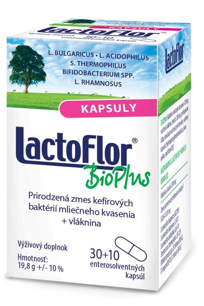 LACTOFLOR BioPlus 30 + 10 kapsúl ZADARMO