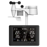 Sencor SWS 9500 meteostanica čierna / farebný LCD / bezdrôtový snímač (8590669385454)