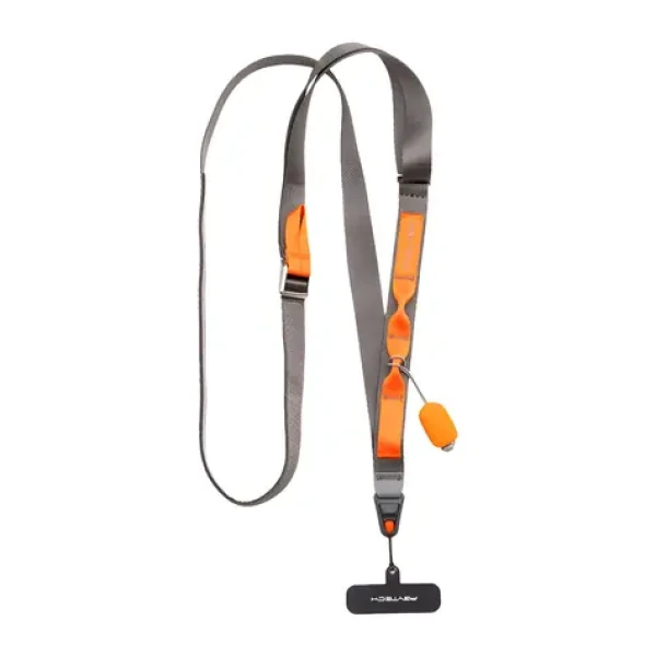 Pgytech LinkGo P-PG-007 šedá / Popruh na telefón / nastaviteľná dĺžka 127-156 cm / nosnosť 10 kg (P-PG-007)