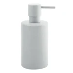 Spirella TUBE-Matt dávkovač mydla matne biely / keramika / 300 ml (7610583217325)