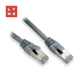 Lynx FTP Cat6 1 m šedý / Patch kábel / PVC / CU / balenie 10 ks (LX-FTP6-010-GREY)
