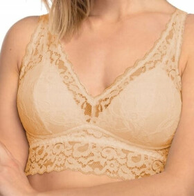 Dámska podprsenka Kaja Beige - Nipplex XS - 36 béžová