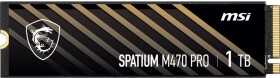 MSI Spatium M470 Pro 1TB M.2 2280 PCI-E x4 Gen4 NVMe (S78-440L0J0-P83)