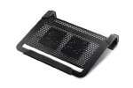 Coolermaster chladiaci ALU podstavec NotePal U2 PLUS / pre notebook 12 - 17 / 2x 80mm ventilátor / čierny (R9-NBC-U2PK-GP)