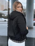 Dámska bunda s kapucňou SELENE black FashionStreet TY3751 XL