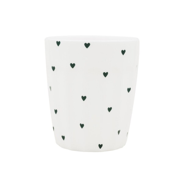 Eulenschnitt Porcelánový hrnek Mini Hearts 290 ml – green