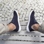 Skinners Globetrotter Navy Blue (White) barefoot tenisky 43 EUR