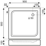 KERRA - Vanička univerzálna štvorcová Victor Plus 90 5907548118080