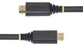 StarTech 10 m čierna / Aktívny HDMI kábel / Gripping konektory / 4K 60Hz / HDR10 / 240Hz (HDMI2-CABLE-GRIP-10M)
