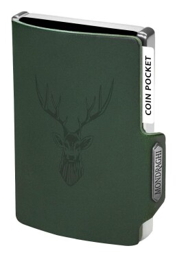 Kožená mini peňaženka Mondraghi Silhouette Classic Deer Green