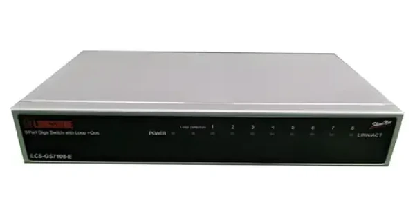 Longshine LCS-GS7108-E / Switch / 8× GbE RJ-45 / Unmanaged / Desktop (LCS-GS7108-E)