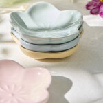 Ib Laursen Kameninová mištička Flower mini Ø 7,5 cm žltá