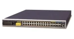 Planet IGS-6325-24P4X / Switch priemyselný / L3 / 24x 1Gb RJ-45 / 4X 10Gb SFP+ / PoE 802.3at 440W / IP30 (IGS-6325-24P4X)